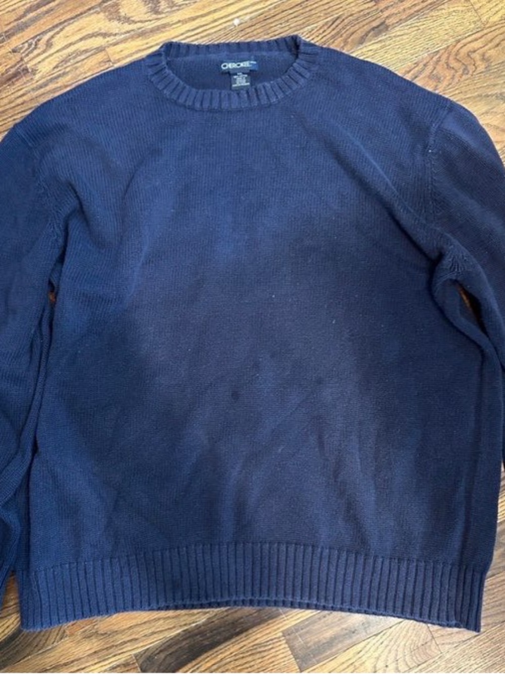 Cherokee Classic Navy Crewneck Pullover